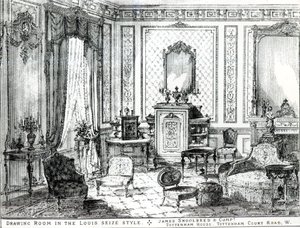 Salon in Louis Seize-stijl